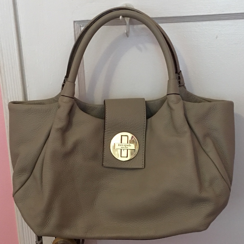 ⚠️NEGOTIABLE ⚠️Kate Spade All Leather Gray Satchel